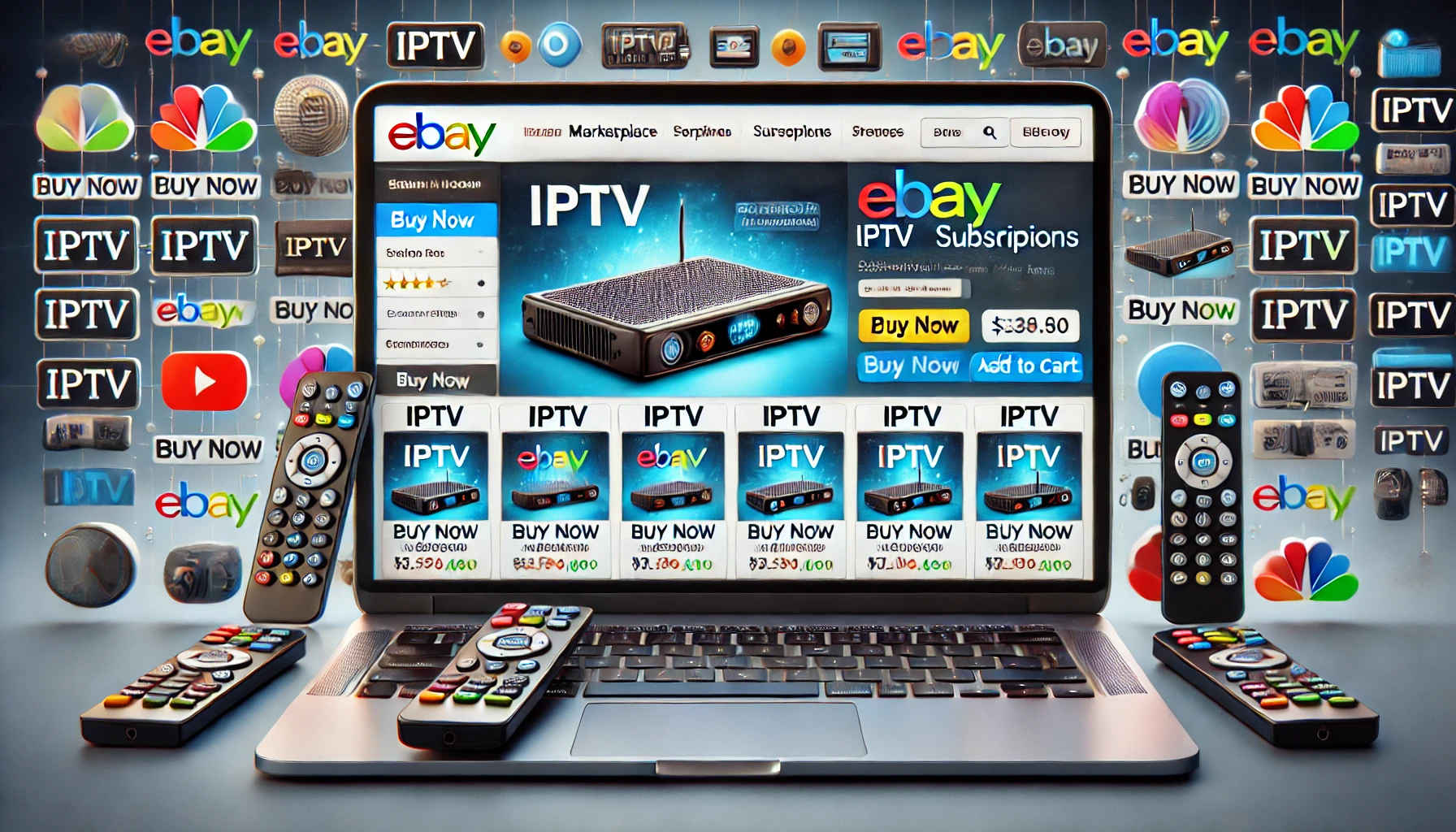 Ebay IPTV 4K For Android, Smart TV And MAG