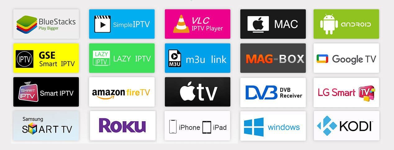 Appareils pris en charge par Atlas Pro IPTV VLC Subscription 2024